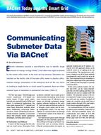 Communicating Submeter Data Via BACnet