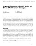 Advanced Integrated Indoor Air Quality and Thermal Air Movement Strategies