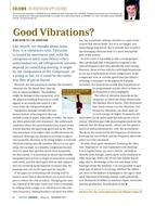 Refrigeration Applications: Good Vibrations?