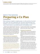 Technical vs. Process Commissioning: Preparing a Cx Plan