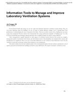Information Tools to Manage and Improve Laboratory Ventilation Systems