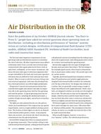 Air Distribution in the OR