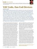 HVAC Applications: VAV Coils, Fan Coil Devices