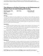 NY-14-C086 — The Influence on Surface Coverings on the Performance of Radiant Floors for Both Heating and Cooling
