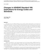 NY-14-C055 — Changes in ASHRAE Standard 169: Implications for Energy Codes and Standards