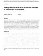 NY-14-C038 — Energy Analysis of Multi-Function Devices in an Office Environment