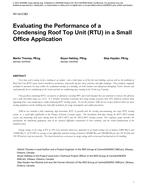 NY-14-C083 — Evaluating the Performance of a Condensing Roof Top Unit (RTU) in a Small Office Application