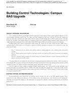 NY-14-C016 — Building Control Technologies: Campus BAS Upgrade