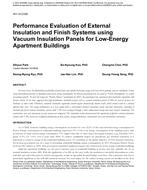 NY-14-C026 — Performance Evaluation of External Insulation and Finish Systems using Vacuum Insulation Panels for Low-Energy Apartment Buildings