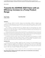 NY-14-C074 — Towards the ASHRAE 2020 Vision with an Efficiency Increase to a Pump Product Range