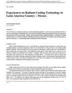 NY-14-C087 — Experiences on Radiant Cooling Technology in Latin America Country – Mexico