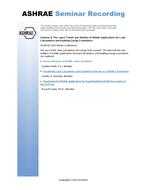 Seminar 08 — The Latest Trends and Abilities of Mobile Applications for Load Calculations and Building Energy Evaluations