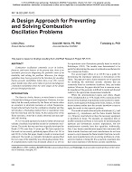 NY-14-023 — A Design Approach for Preventing and Solving Combustion Oscillation Problems (RP-1517)