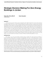 Strategic Decision Making for Zero Energy Buildings in Jordan