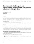 Experiences in the Energetic and Environmental Design of HVAC Systems for a Cultural Building in Qatar