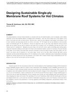 Designing Sustainable Single-ply Membrane Roof Systems for Hot Climates