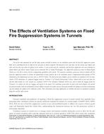 SE-14-C072 — The Effects of Ventilation Systems on Fixed Fire Suppression Systems in Tunnels