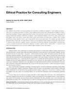 SE-14-C081 — Ethical Practice for Consulting Engineers