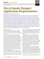 Engineer's Notebook: Fire & Smoke Damper Application Requirements