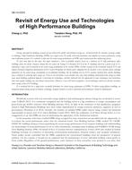 SE-14-C033 — Revisit of Energy Use and Technologies of High Performance Buildings