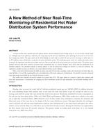 SE-14-C078 — A New Method of Near Real-Time Monitoring of Residential Hot Water Distribution System Performance
