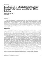 SE-14-C014 — Development of a Probabilistic Graphical Energy Performance Model for an Office Building