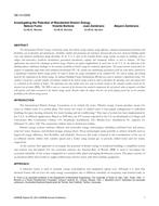 SE-14-C058 — Investigating the Potential of Residential District Energy