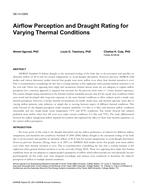 SE-14-C068 — Airflow Perception and Draught Rating for Varying Thermal Conditions