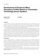 SE-14-C053 — Development of Empirical Office Occupancy Profiles Based on Information Technology Sensor Systems