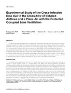 SE-14-C010 — Experimental Study of the Cross-infection Risk Due to the Cross-Flow of Exhaled Airflows and a Plane Jet with the Protected Occupied Zone Ventilation