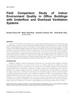 SE-14-C076 — Field Comparison Study of Indoor Environment Quality in Office Buildings with Underfloor and Overhead Ventilation Systems