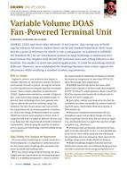HVAC Applications: Variable Volume DOAS Fan-Powered Terminal Unit