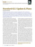 IAQ Applications: Standard 62.1 Update & Plans