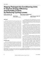 SE-14-004 — Staging Package Air-Conditioning Units to Improve Energy Efficiency and Humidity Control by Reducing Cycling Losses