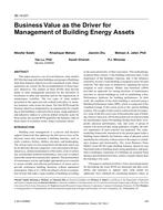 SE-14-037 — Business Value as the Driver for Management of Building Energy Assets