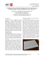 Calibration Of An Energy Plus Simulation Of A Phase Change Material Product Using Experimental Test Cell Data