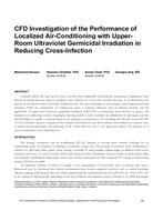 CFD Investigation of the Performance of Localized Air-Conditioning with Upper-Room Ultraviolet Germicidal Irradiation in Reducing Cross-Infection