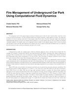 Fire Management of Underground Car Park Using Computational Fluid Dynamics