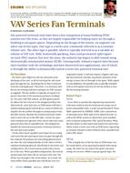 HVAC Applications: VAV Series Fan Terminals