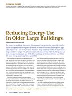 Reducing Energy Use in Older Large Buildings