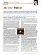 Refrigeration Applications: Big Heat Pumps