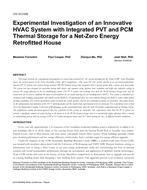 CH-15-C028 — Experimental Investigation of an Innovative HVAC System with Integrated PVT and PCM Thermal Storage for a Net Zero Energy Retrofitted House