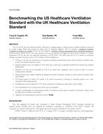 CH-15-C020 — Benchmarking the US Health-Care Ventilation Standard with the UK Healthcare Ventilation Standard