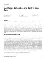 CH-15-C037 — Ventilation Calculation and Control Made Easy