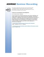 Seminar 58 — Environmentally Sound Refrigeration