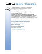 Seminar 38 — Effective Deployment of UVC in Healthcare Environment