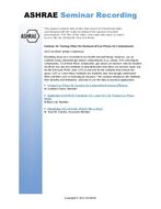 Seminar 34 — Testing Filters for Removal of Gas-Phase Air Contaminants