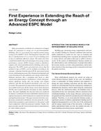 CH-15-026 — First Experience in Extending the Reach of an Energy Concept through an Advanced ESPC Model