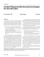 CH-15-022 — Incident Response Monitoring Technologies for Aircraft Cabin