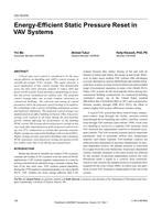 CH-15-010 — Energy-Efficient Static Pressure Reset in VAV Systems
